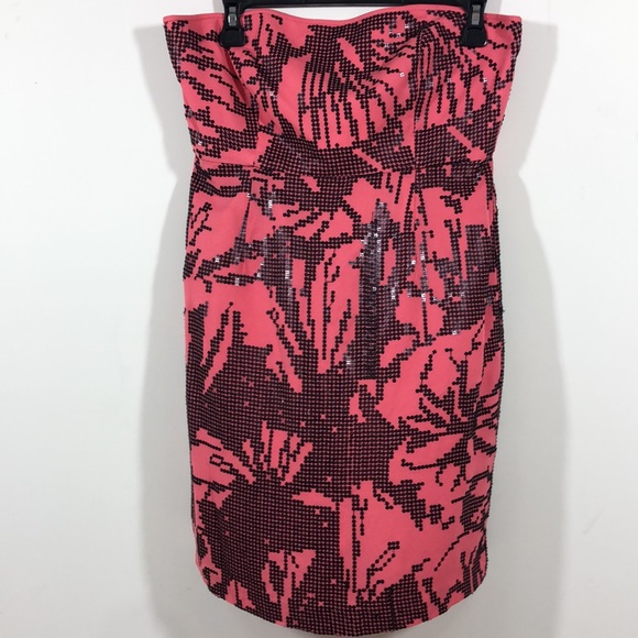 🆕Tibi>Silk sequin sleeveless dress NWT - Picture 1 of 9